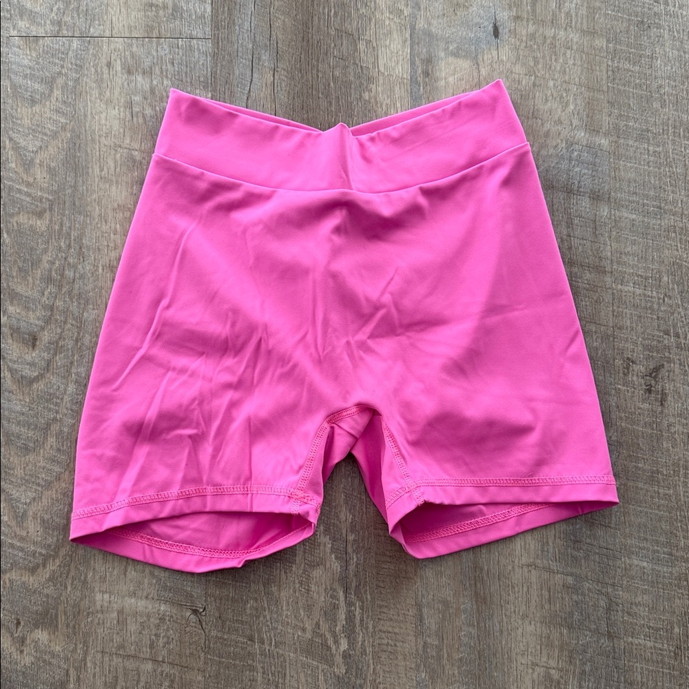 Vibrant Pink Brunch Car Athletic Shorts